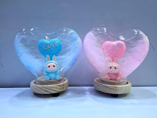 Lampe d'amour romantique