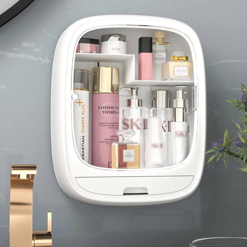 Organisateur de cosmétiques et de parfums - facile à installer - et livré avec une bande adhésive de haute qualité.